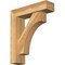 Ekena Millwork Westlake Block Rough Sawn Bracket w/ Offset Brace, Western Red Cedar, 6"W x 22"D x 26"H BKT0604X22X26WTL05RWR - alternate 1